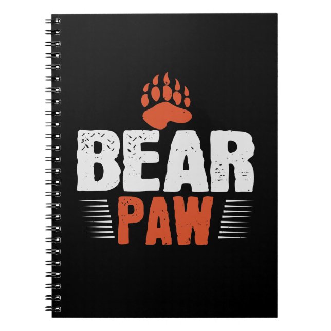 Caderno Espiral Urso - Urso (Frente)