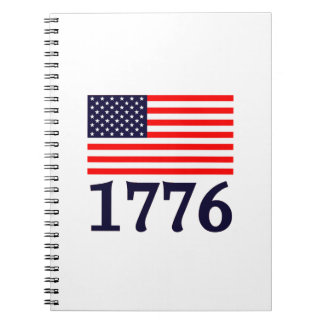CADERNO ESPIRAL USA 1776