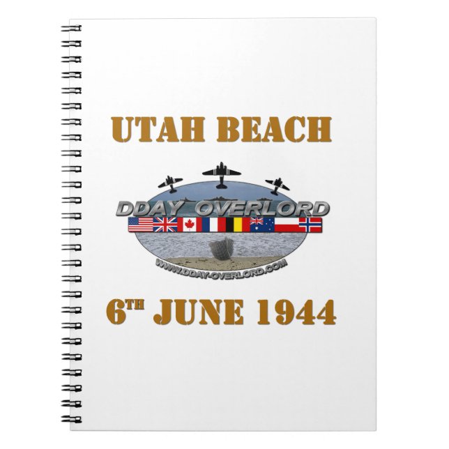 Caderno Espiral Utah Beach 6 June 1944 (Frente)