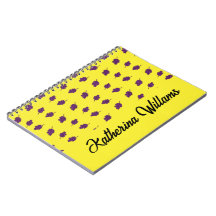 Uvas roxas personalizadas amarelas