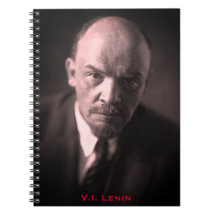 Caderno Espiral V.I. Lenin - Chefe da União Soviética - CCCP