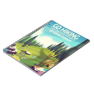 Caderno Espiral Vá fazer trilha!