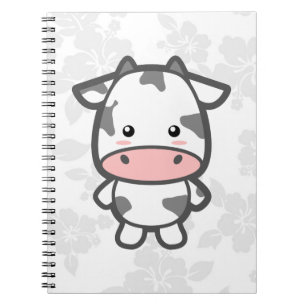 Caderno Espiral Vaca bonito