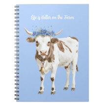 Vacas Flores Azuis