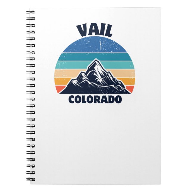 Caderno Espiral Vail Colorado (Frente)