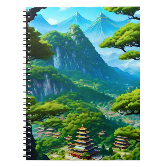Caderno Espiral Vale do Palácio Chinês  (Frente)