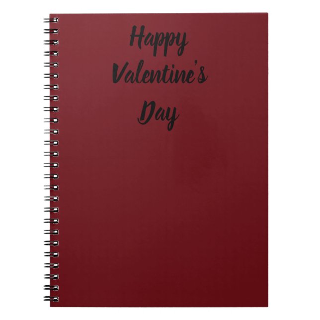 Caderno Espiral Valentine's (Frente)