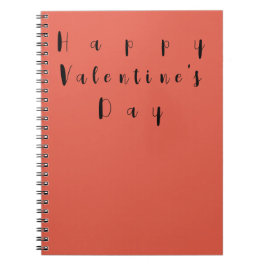 Caderno Espiral Valentine's