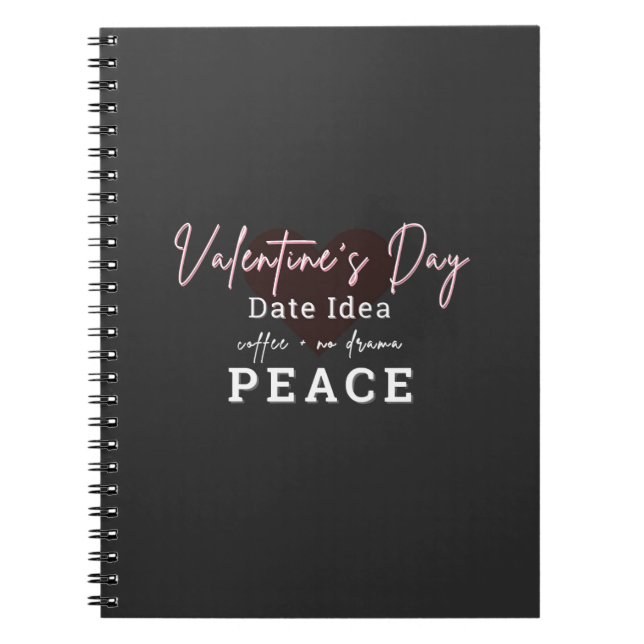 Caderno Espiral  Valentine's Day Notebook (Frente)