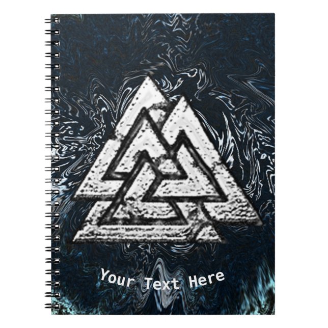 Caderno Espiral Valknut~ (Wavy) (Frente)