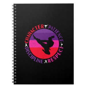 Caderno Espiral Valores Essenciais das Artes Marciais - Karate