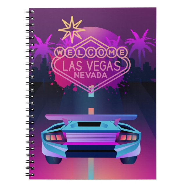 Caderno Espiral vamos a vegas (Frente)