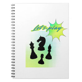 Caderno Espiral Vamos jogar xadrez
