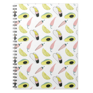 Caderno Espiral Vamos Taco Sobre Amor  Círculo de elemento do TAC