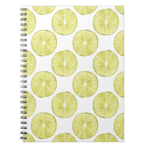 Caderno Espiral Vamos Taco Sobre Isso  Padrão de Limão