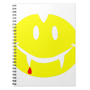 Caderno Espiral vampiro emoji dracula