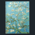 Caderno Espiral Van Gogh Almond Blossoms<br><div class="desc">Artista: Vincent Van Gogh Título: Almond Blossoms alterou a cor em 2 doces4wordsDesigns vincent van gogh,  van gogh,  amêndoa,  chalé,  flores,  floral,  primavera,  sofisticado,  decor</div>
