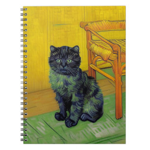 Caderno Espiral Van Gogh Black Cat
