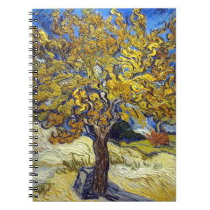 Caderno Espiral Van Gogh Mulberry Tree Impressionism Art