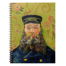 Caderno Espiral Van Gogh Postman. Retrato impressionismo