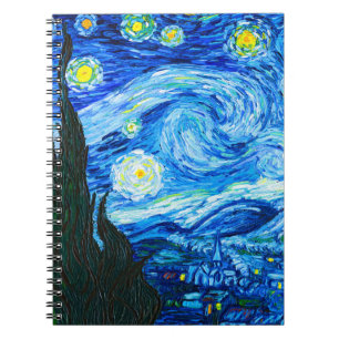Caderno Espiral Van Gogh Starry Night