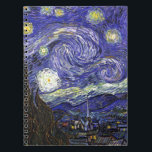 Caderno Espiral Van Gogh Starry Night<br><div class="desc">Van Gogh Starry Night</div>