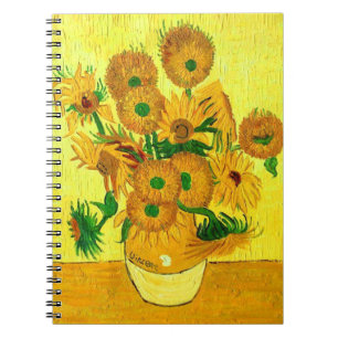 Caderno Espiral Van Gogh Sunflower