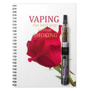Caderno Espiral Vaping é a melhor maneira de parar de fumar