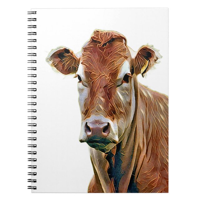CADERNO ESPIRAL VAQUINHA FOFINHA (Frente)