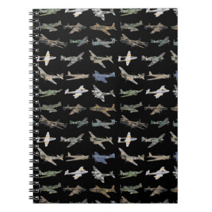 Caderno Espiral Vários aviões britânicos WW2