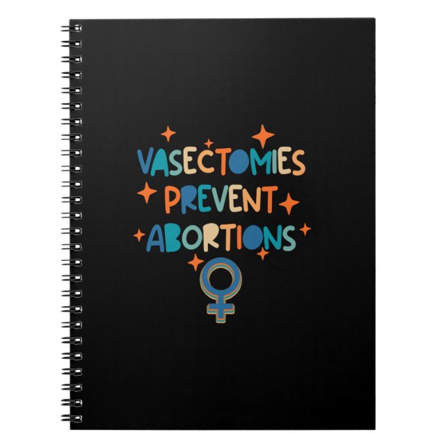 Caderno Espiral Vasectomias Prevenem Abortos (Frente)