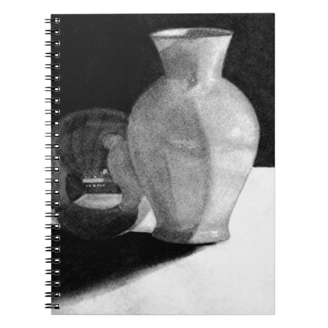 Caderno Espiral Vaso com Esfera (Frente)
