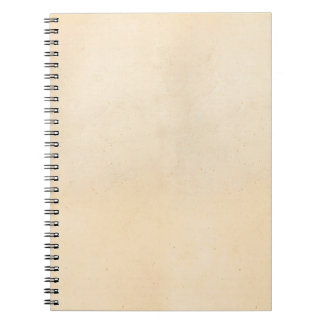 Caderno Espiral Vazio de Modelo de papel pergaminho Vintage 1850