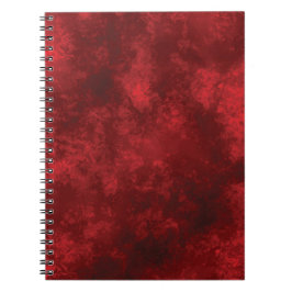 CADERNO ESPIRAL VAZIO RED CRIE O SEU PRÓPRIO DIÁRIO NOTEBOOK