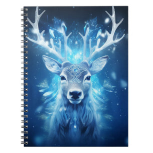 Caderno Espiral Veado de inverno 3D