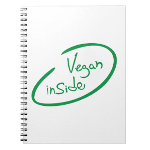 Caderno Espiral Vegan Dentro