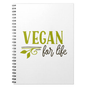 Caderno Espiral Vegan For Life