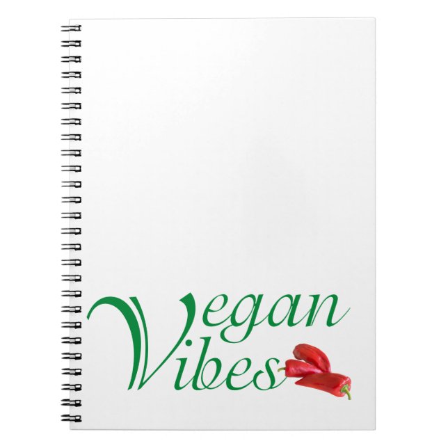 Caderno Espiral Vegan vibes (Frente)