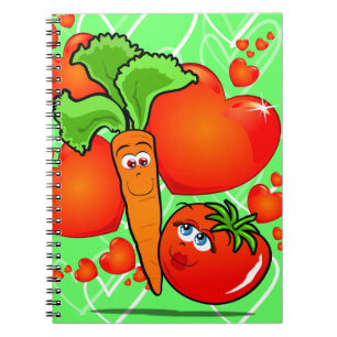 Caderno Espiral Vegetais apaixonados, notebook