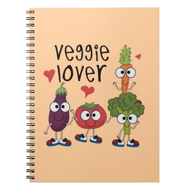 Caderno Espiral Veggie Lover (Frente)