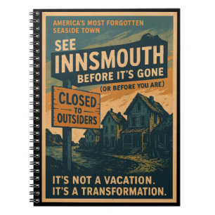 Caderno Espiral Veja Innsmouth Antes de Sair - Uma Cidade Costeira