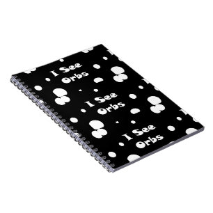 Caderno Espiral Vejo o notebook Orbs