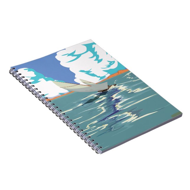 Caderno Espiral Vela (Lado Direito)