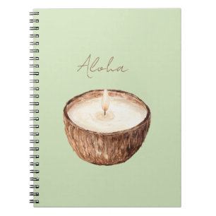Caderno Espiral Vela de Coco Green Aloha