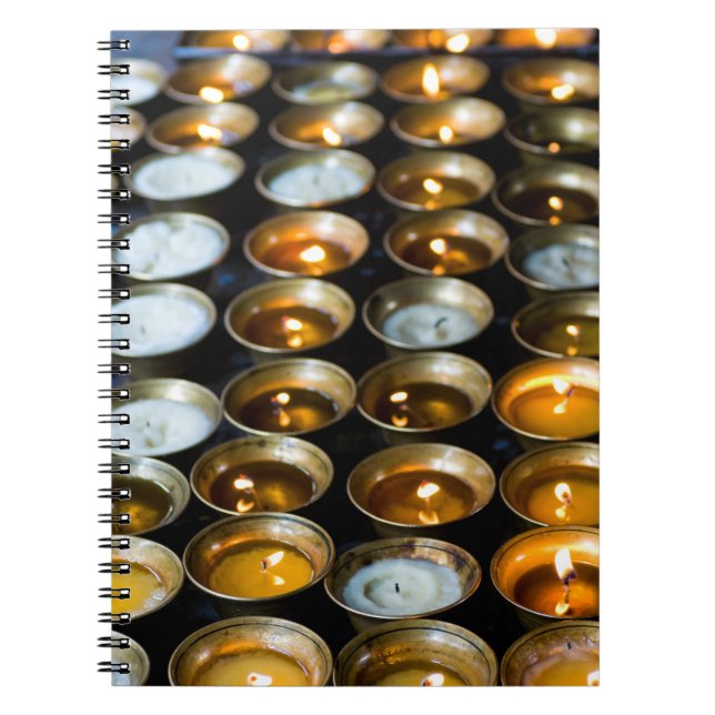 Caderno Espiral Velas de Manteiga de Iaques (Frente)