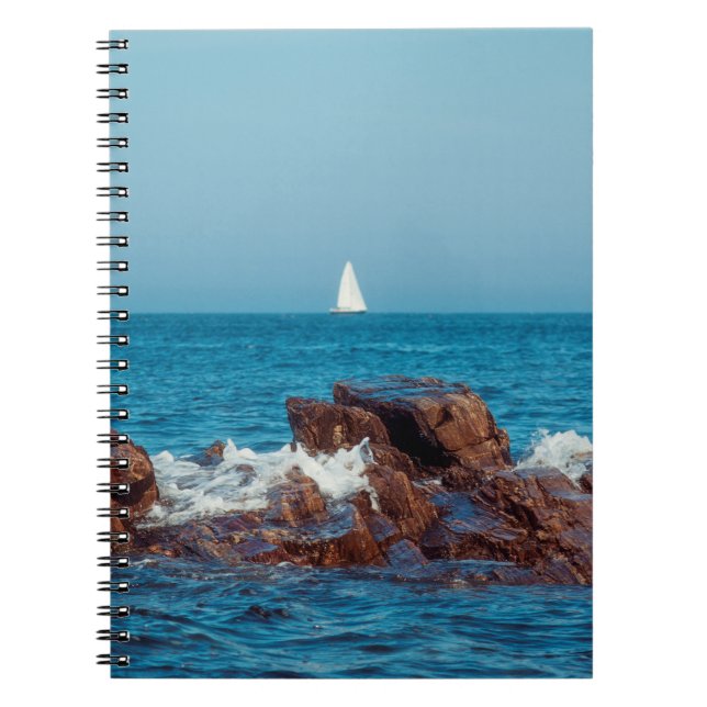 Caderno Espiral Velejando o Atlântico (Frente)