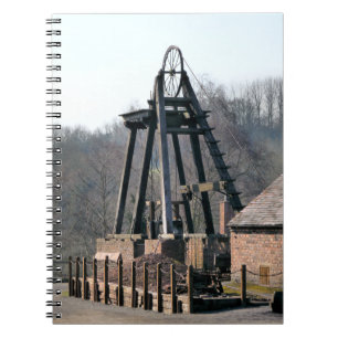 CADERNO ESPIRAL VELHA RODA DE VINHO DE PATTA DE INGLATERRA
