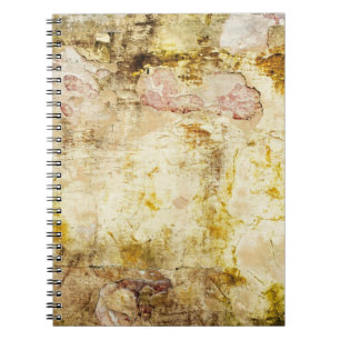 Caderno Espiral Velho fundo de parede danificado, abstrato, envelh
