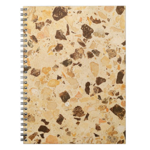 Caderno Espiral Velho fundo de texturas de moagem. arte áspera es