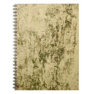 Caderno Espiral Velho retro-meteorito vintage escura-enferrujada